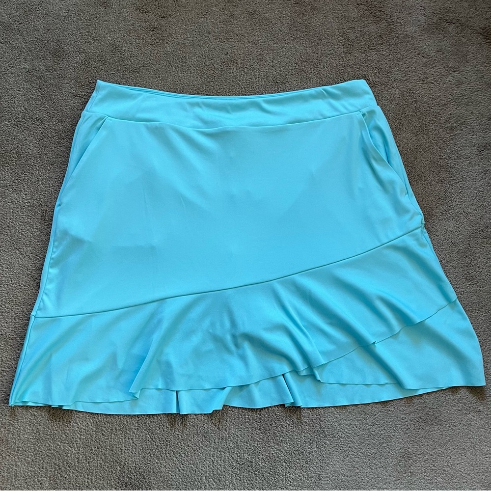 NWT Greg Norman Women’s Ruffled Sculpting Golf Skort w Pockets Sizes Large & XL